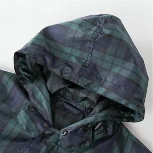 Chubasquero impermeable <span class=keywords><strong>para</strong></span> adultos, gabardina de plástico a la moda con rejilla verde, <span class=keywords><strong>Poncho</strong></span> general de poliéster con capucha <span class=keywords><strong>para</strong></span> hombres y mujeres, <span class=keywords><strong>capa</strong></span> de viaje - Product Image 4