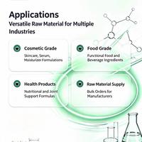 Poudre d'acide hyaluronique (HA) de qualité alimentaire 92%+ pureté, poudre brute d'acide hyaluronique pour produits nutraceutiques