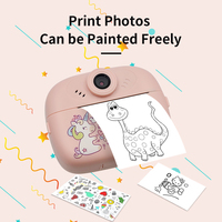 Cámara Instantánea OEM para Regalo de Niños, Mini Impresora Fotográfica Portátil, Linda Cámara Impresora para Niños con Función de Juegos y Grabación CE