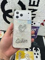 Coque de téléphone portable BAILI Factory populaire à motif coquillage, papillon et cœur, avec perles, pour Redmi A7 PRO/Note15 Pro/15C