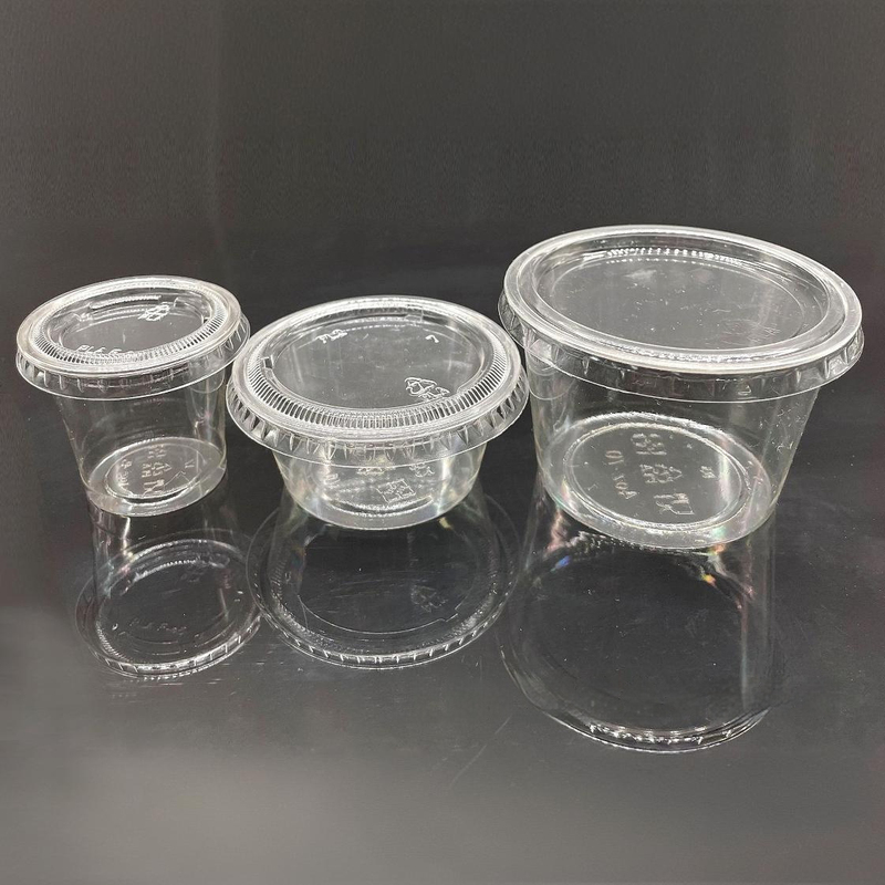Plastic Leak Proof Souffle Containers 25ml