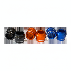 Pour KTM EXC-F 450 03-23 Entretoises de roue arrière Noir 20mm et 15mm Alliage/Aluminium avec finition chromée - Product Image 1