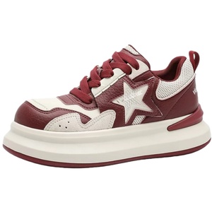 Zapatillas deportivas retro para mujer al por mayor, con <span class=keywords><strong>plataforma</strong></span> gruesa de EVA suave, de malla, con cordones, para caminar y uso casual. - Product Image 6