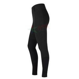 Latest Designer Comfortable <b>Nylon</b> Equestrian Yoga Pants for Women Custom Logo Sublimation Breathable Mesh Sports Riding Horse - Product Image 1