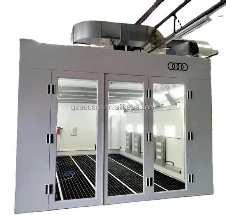 High quality and cheap professional water borne based spray booth paint oven portable automotive paint booth with CE