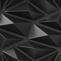 Panneaux muraux 3D en PVC insonorisés, décoratifs, effet diamant, 30 x 30 cm, pour salon, commerce et usage domestique