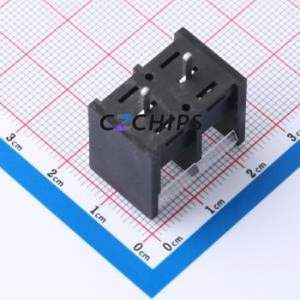 DBT40C-9.5-2P-BK-P Barrier Terminal Block P=9.5mm Connector ( Pitch: 9.5mm )( Rated Current: 20A )( Rated Voltage: 300V ) - Product Image 2