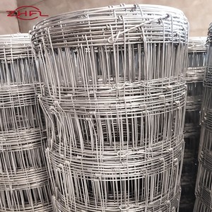 Grillage en fil de fer galvanisé haute résistance, résistant à la corrosion, pour clôture de ferme, de pâturage et de prairie pour bovins, caprins et animaux - Product Image 1