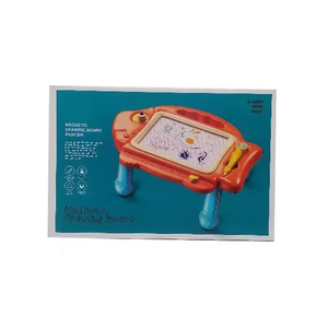 Tavolo da disegno a forma di pesce, lavagna magnetica, giocattoli da pittura per bambini - Product Image 1