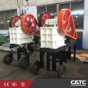 Trituradora de Mandíbulas Móvil Pequeña con Motor de Corriente Alterna y Rodamientos para Trituración de Mineral, Capacidad Máxima de 40 Toneladas por Hora - Product Image 4