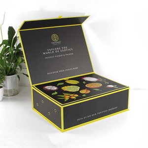 Cajas de Regalo de Papel Populares, Cajas de Cartón para Empaque de Pelucas, Cajas Magnéticas Plegables Negras para Empaque de Pelucas, Cajas de Lujo Personalizadas - Product Image 1