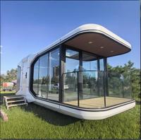 Relaxation Space Capsule Résidence mobile compacte et structure préfabriquée Prix raisonnables Maison de luxe Space Capsule