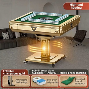 Wholesale Mahjong Machine Meal <b>Playing</b> <b>Cards</b> Dual-use Multi-color Optional Movable Folding Automatic Table 1 1 - Product Image 1