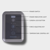Masseur de genou vibrant avec compresse chaude thermostatée, télécommande sans fil, rechargeable par USB pour soulager les douleurs articulaires et musculaires