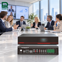 DQINFOS Encoder Decoder 4K60Hz Terdesentralisasi Melalui IP dengan Kontrol KVM dan Penyisipan-Pengeluaran Audio untuk Tampilan Ruang Konferensi