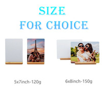5*7 pouces Sublimation Cadres Photo Plaque Photo Blancs Sublimation Cadres Photo Blancs pour La Maison Hôtel Décoration