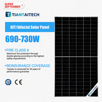 Panneaux solaires HJT, module solaire industriel 675W 710W Lovsun TS-M12132G, résistance à la brume salée pour système solaire