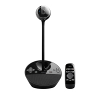 Logitech BCC950 ConferenceCam 1080p Hepsi Bir Arada Web Kamerası, Küçük Toplantı Odası Ev Ofisi için Uzaktan Kumandalı Pan Tilt Zoom Özelliğiyle