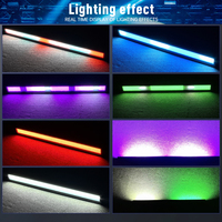 Bande LED RGB blanche 150W, lumière stroboscopique DMX512 84CH 6CH 15CH 21CH, effet stroboscopique pour club, discothèque, DJ, fête, éclairage de scène