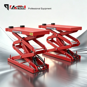 Sollevatore a Forbice Idraulico AnTool FUL-30 da 3000kg per Auto Sportive - Sollevatore a Forbice a Livello Terra - Product Image 1
