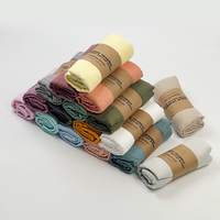 Selimut Bayi Muslin Organik GOTS OEKO dari Bambu dan Katun Super Lembut untuk Bayi Baru Lahir