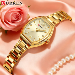 Montre de luxe pour femme avec logo personnalisé et cadran lumineux pour un usage quotidien tendance, fabrication de montres sur mesure, production OEM - Product Image 1