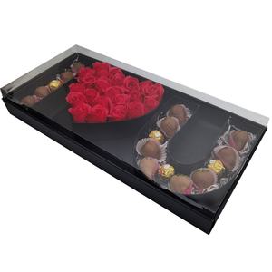 Caja de Regalo de Cartón con Forma de Corazón y Letra 'Te Amo', para Flores o Chocolates - Product Image 2