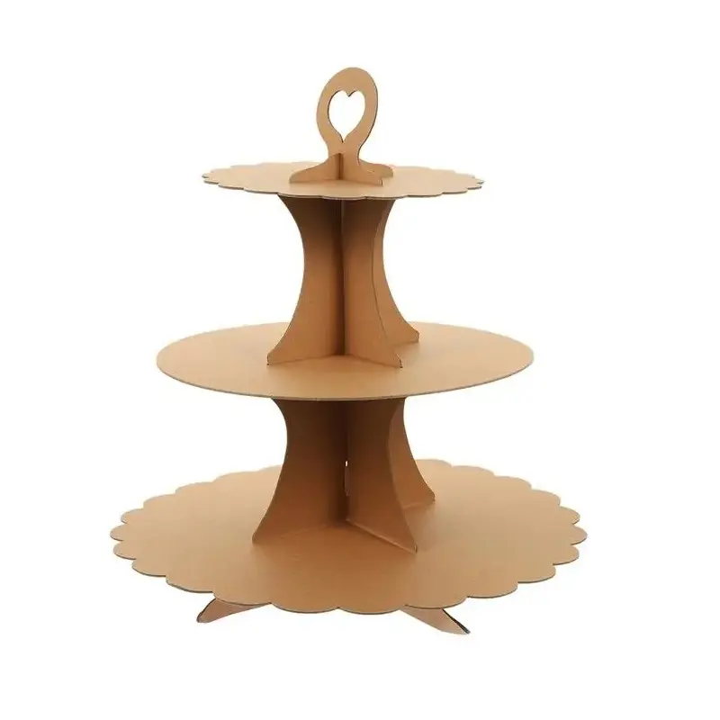Wholesale 3 Tier Cake And Cupcake Stand Dessert Cup Cake Display Stand For Birthday Wedding