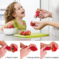 Keuken Gadgets Fruit Snijmachine Producten Hot Sale Fabriek Leveren Eco-Vriendelijke Tomaat Core-Cutter Graven Aardbei Gereedschap