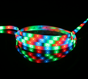 Bande lumineuse LED flexible étanche IP65 de 5M, 12V, 60 LED/m, synchronisation musicale, contrôle par application, pour piscine, aménagement paysager, clôture de voiture - Product Image 3