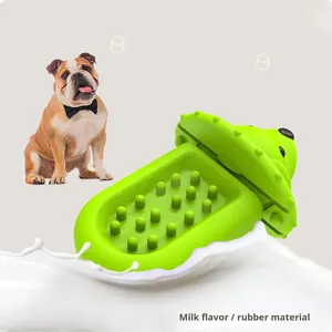 내구성 있는 친환경 실리콘 강아지 급식기 & 자기놀이 진정 장난감 320g 단색 패턴 - Product Image 4
