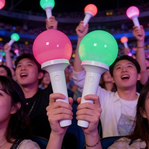 Barra de Luz Redonda con Control Remoto 2.4G, Barra Luminosa Acrílica, Accesorio para Animar, Ambiente de Festival de Música - Product Image 3