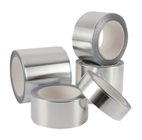 Ruban adhésif en aluminium de qualité supérieure résistant à la chaleur, autocollant activé par l'eau, personnalisé pour l'isolation, applications à haute température