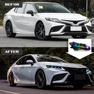 ไฟหน้า HETOP <span class=keywords><strong>Camry</strong></span> ปี 2018-2023 อัพเกรด RGB LED พร้อมไฟ DRL  ไฟเลี้ยว  เลนส์ไฟหน้า  ไฟหน้าดัดแปลงสำหรับ Toyota - Product Image 2