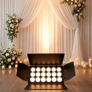 Projecteur LED professionnel 18*12W RGBW 4-en-1 avec volets coupe-flux pour un mélange de couleurs fluide, idéal pour les mariages, les églises, les théâtres et les <span class=keywords><strong>DJ</strong></span> - Product Image 1