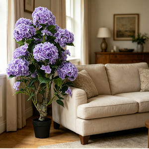 Nueva Planta Artificial de Hortensia de Plástico, Flor Artificial Personalizada, Árbol de Laurustinus, Decoración para Bodas, Jardinería, Paisajismo - Product Image 4