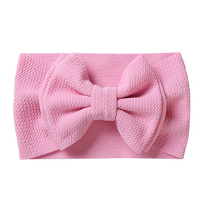 Nouveaux grands nœuds en tissu pour la tête, <span class=keywords><strong>bandeau</strong></span> élastique extensible, bandeaux pour bébé, <span class=keywords><strong>bandeau</strong></span> pour chignon, accessoires pour cheveux de bébé fille, enfants - Product Image 5
