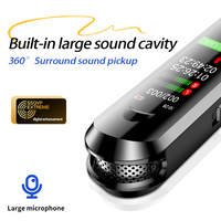 Enregistreur vocal numérique professionnel à activation vocale, autonomie étendue, réduction de bruit HD, connectivité USB WAV, boîtier métallique, longue durée
