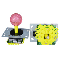 Kit de joystick d'arcade JS DIY pour jeux, en plastique, langue anglaise, 1 an pour les salles de jeux d'arcade