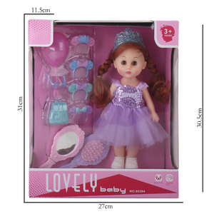Poupée de simulation de maquillage corporel en vinyle soufflé à la main sans BPA, modèle PVC MILI de 30 cm, jouet éducatif pour filles - Product Image 3