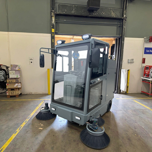 Spazzatrice stradale industriale commerciale per la pulizia esterna Mini spazzatrice elettrica per il parcheggio da giardino - Product Image 1