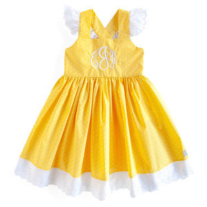 yellow frock design