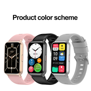 Bt5.3 HD AMOLED của phụ nữ thể thao thông minh xem không thấm nước tập thể dục Tracker ngủ chronograph chức năng cảm ứng kỹ thuật số kim loại silica gel - Product Image 6