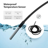 Interrupteur de Température Intelligent Tuya WiFi 16A 3000W Étanche en ABS Ignifuge V0, avec Fonction Minuterie et Compte à Rebours, 1m, Modèle PST-TYTE-D1