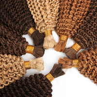 Extension en vrac de cheveux humains de qualité supérieure haute qualité Double dessiné naturel Remy bouclés cheveux étroits en vrac