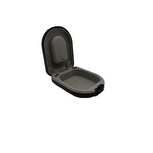 Boîte de rangement pour aides auditives en promotion, en ABS noir, pratique, HappyHearing, pour kits BTE/CIC/FP, étui de transport pour aides auditives - Product Image 1