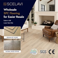Hochbelastbarer 6mm 8mm SPC LVT Vinyl-Plankenbodenbelag Wasserdicht Kratzfest Klicksystem 22mil Nutzschicht für Globale Distributoren