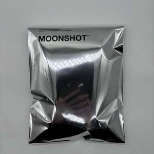 Sac d'expédition en aluminium métallisé argenté avec logo personnalisé, bande adhésive, sac d'expédition en polyéthylène pour vêtements - Product Image 5