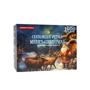 2024 Offre Spéciale style de Noël Matériaux en PVC et papier de haute qualité Puzzles personnalisés de <span class=keywords><strong>1000</strong></span> <span class=keywords><strong>pièces</strong></span> pour enfants et adultes - Product Image 6