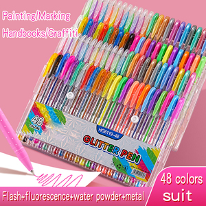 Set di 18/24/36 <span class=keywords><strong>Penne</strong></span> Gel Glitterate Vibranti con Punta da 1.0mm, Inchiostro Multi-effetto (<span class=keywords><strong>Glitter</strong></span>/Fluorescente/Polvere d'Acqua/Metallico) - Product Image 5